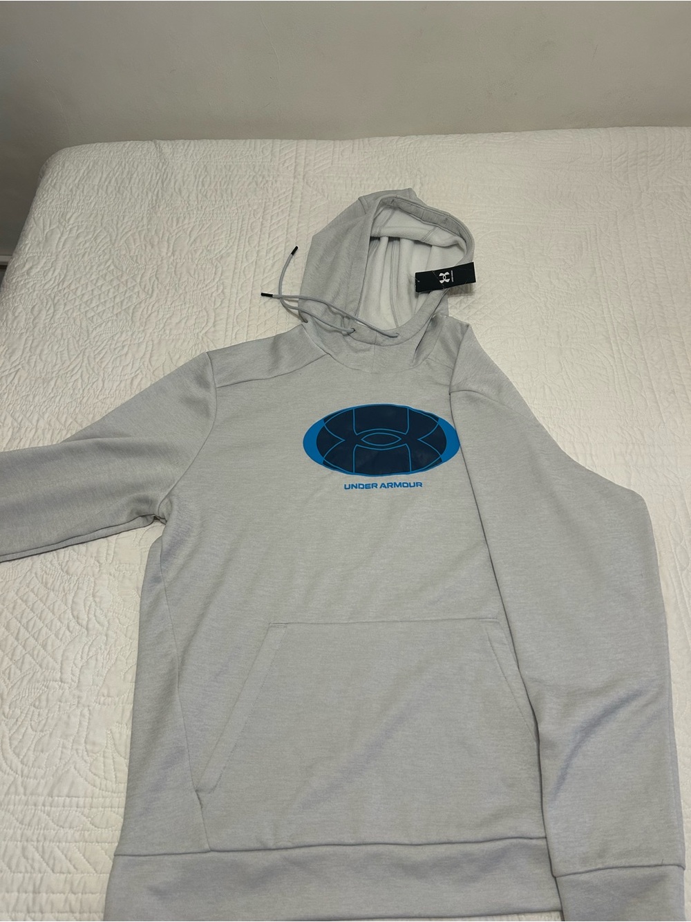 Under Armour Men’s Light Gray Hoodie